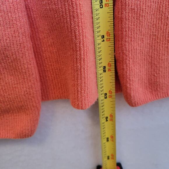 Free People Womens Trixie Beach Maxi Ribbed Knit Sweater Dress Size Small Orange - Picture 8 of 9